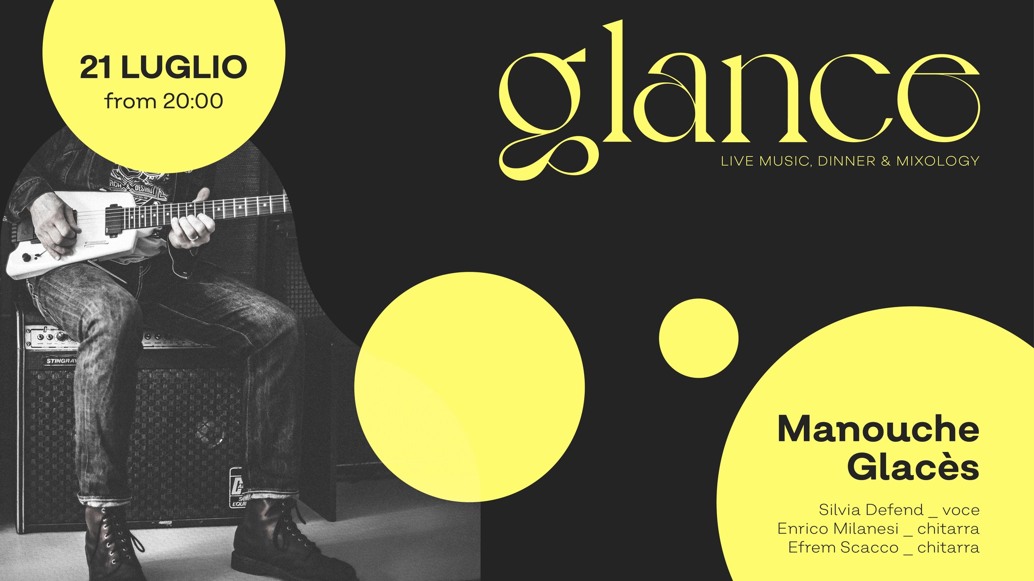 Glance, Manouche Glacès, ilSalottoMixology