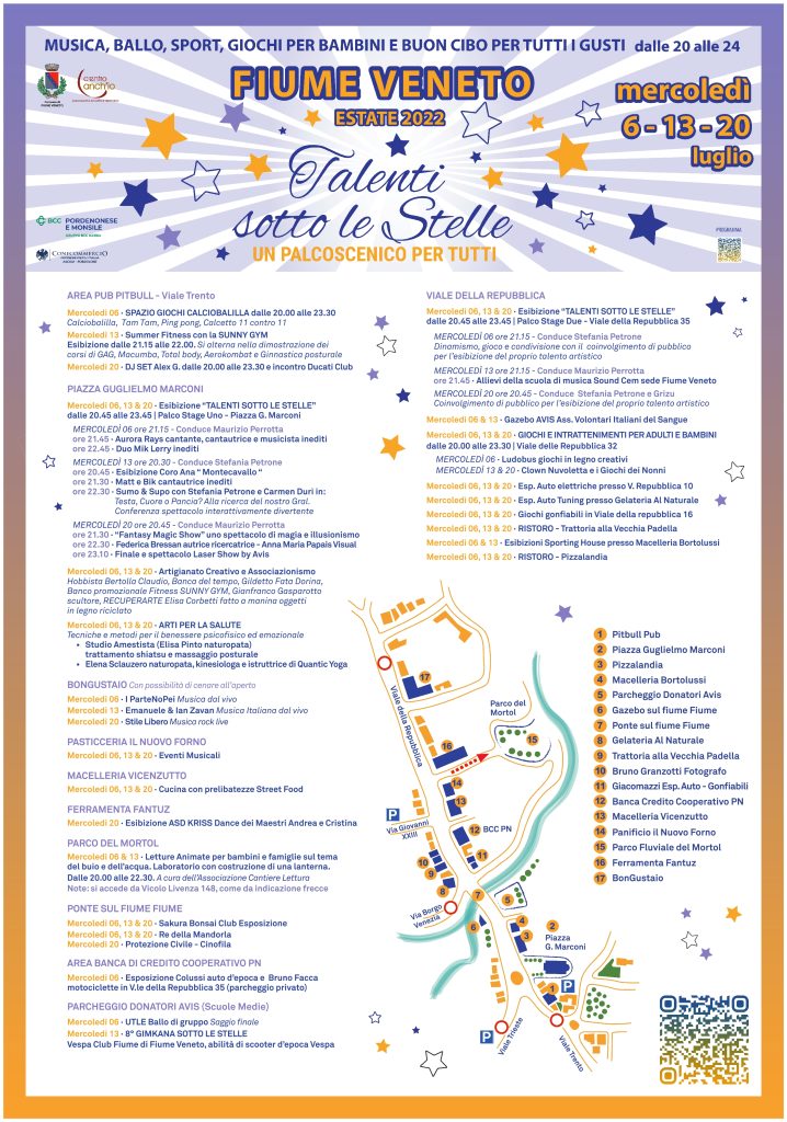 TALENTI SOTTO LE STELLE Un palcoscenico per tutti Programma