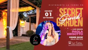Secret Garden Dinner Show con Paola B • Ristorante La Torre, Pordenone Secret Garden Dinner Show con Paola B • Ristorante La Torre, Pordenone
