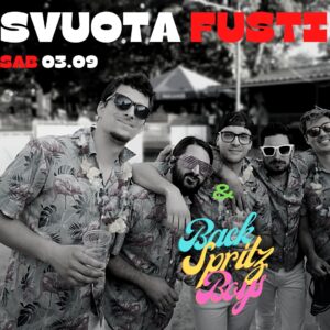 SVUOTAFUSTI & BACKSPRITZ BOYS SVUOTAFUSTI & BACKSPRITZ BOYS