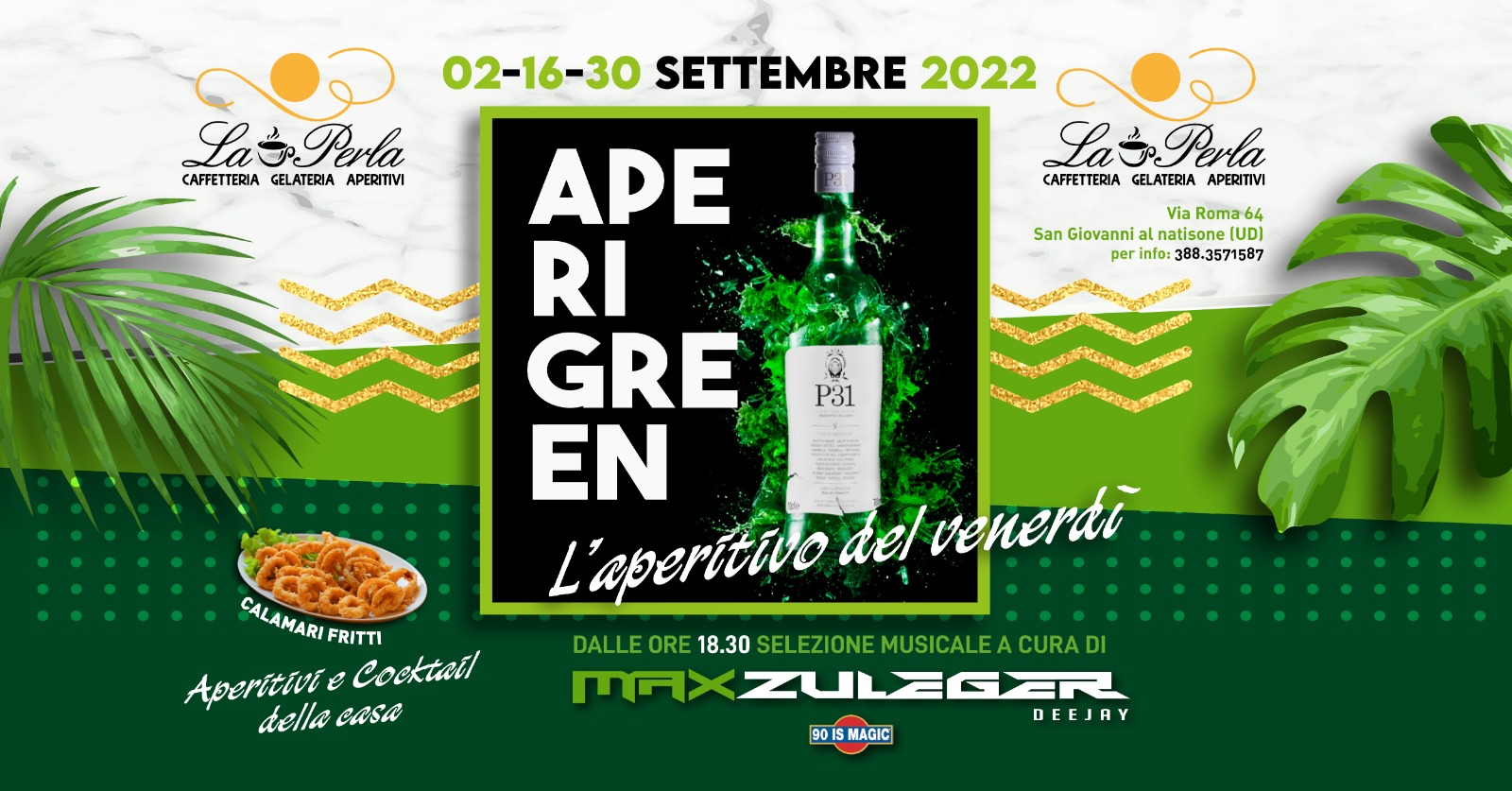 APERIGREEN, L’Aperitivo del Venerdì
