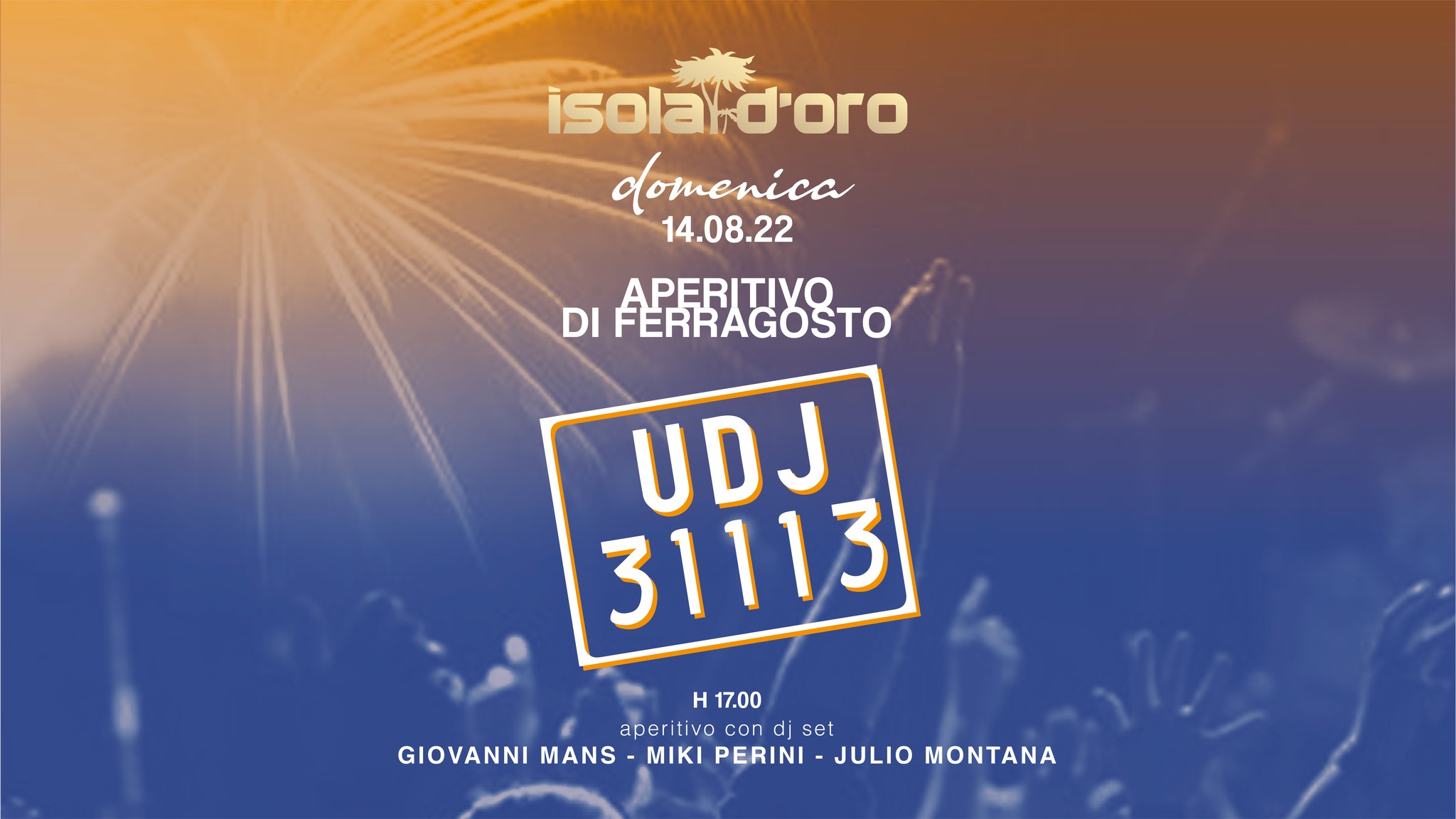 UDJ 31113 || Aperitivo con dj set - UDJ 31113, Aperitivo con dj set