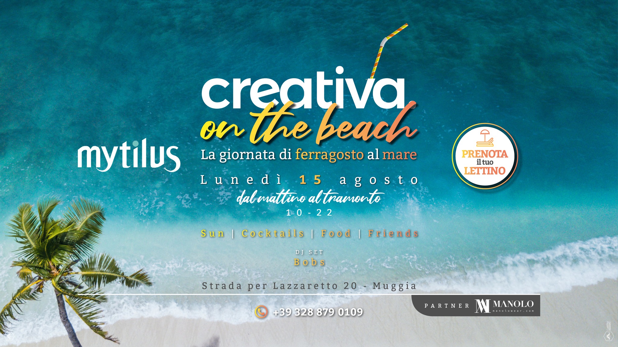 Creativa on the Beach | Ferragosto del Mytilus