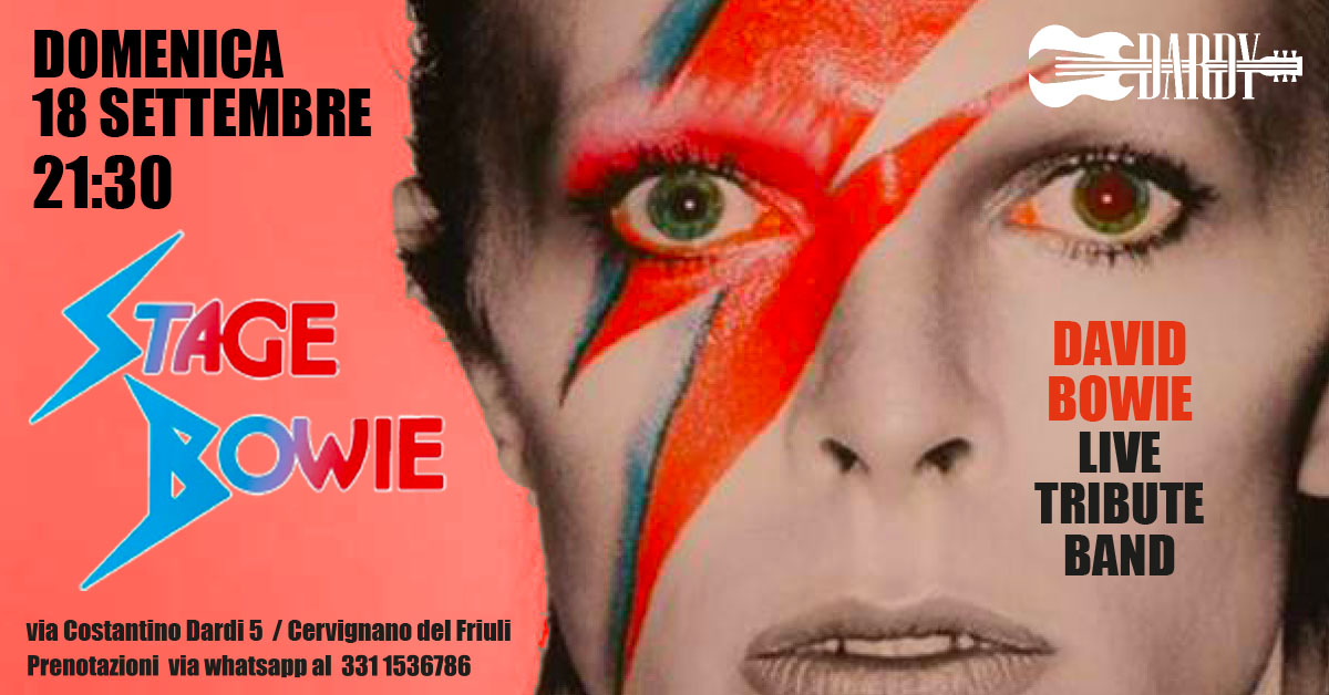 STAGE BOWIE - David Bowie Tribute Band