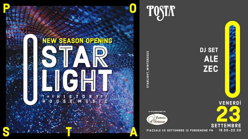 New Opening Starlight // The History of House Music