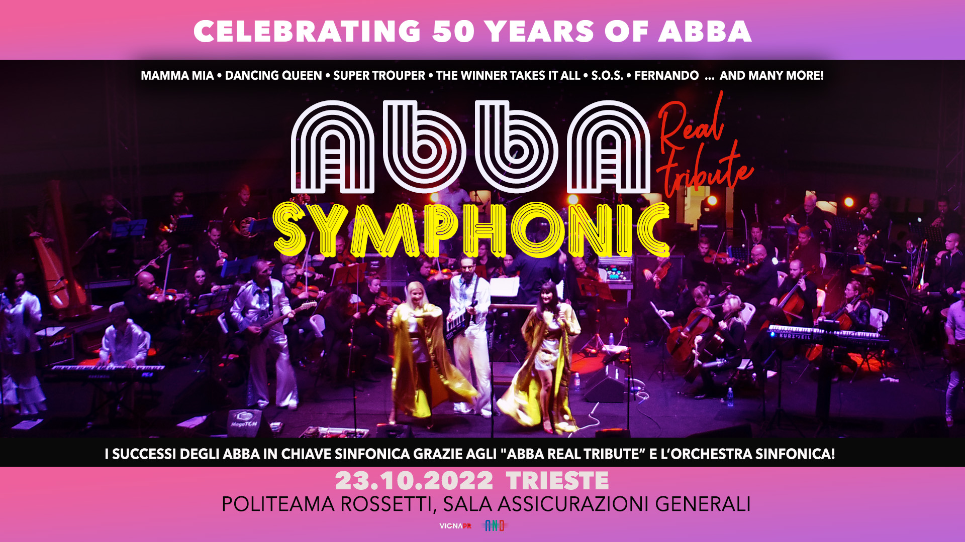 ABBA SYMPHONIC - Celebrating 50 Years of ABBA! ● TRIESTE, Politeama Rossetti