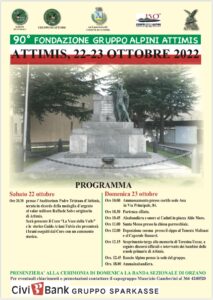 90* fondazione gruppo alpini Attimis 90* fondazione gruppo alpini Attimis