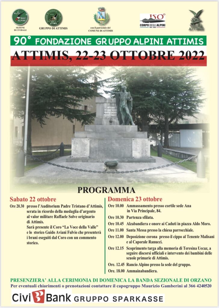 90* fondazione gruppo alpini Attimis - 90* fondazione gruppo alpini Attimis