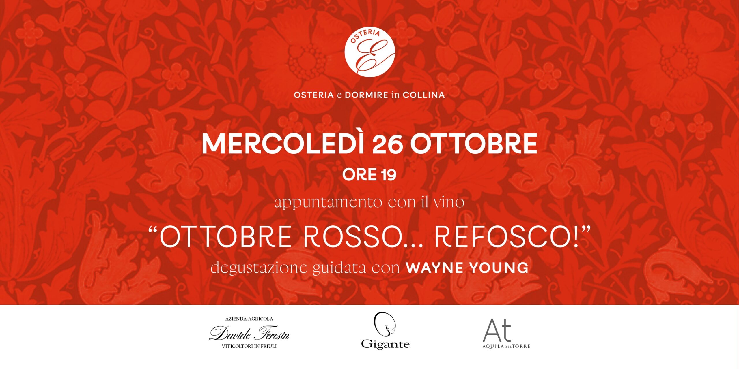 OTTOBRE ROSSO... Refosco!