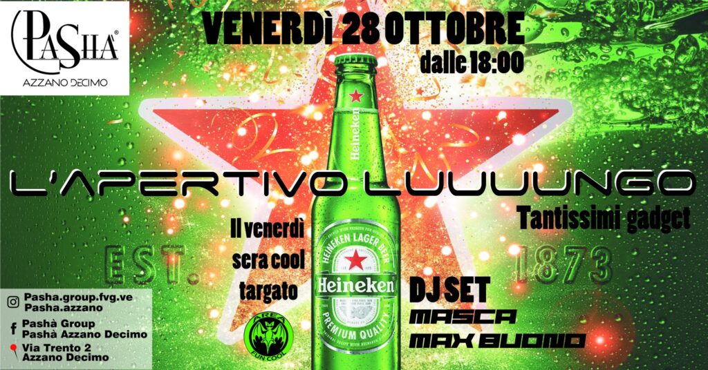 L'aperitivo luuungo, targato Heineken