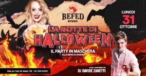 LA NOTTE DI HALLOWEEN alla BEFED di Aviano! LA NOTTE DI HALLOWEEN alla BEFED di Aviano