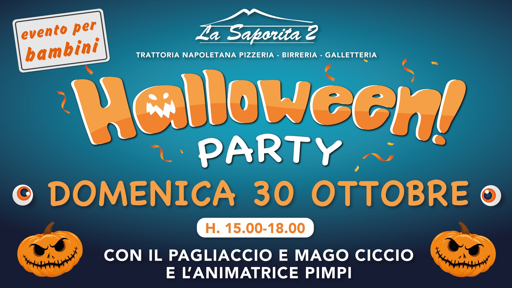 HALLOWEN PARTY PER BAMBINI, LATISANA