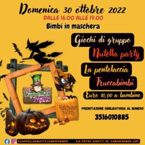 Pre Halloween pomeridiano Pre Halloween pomeridiano