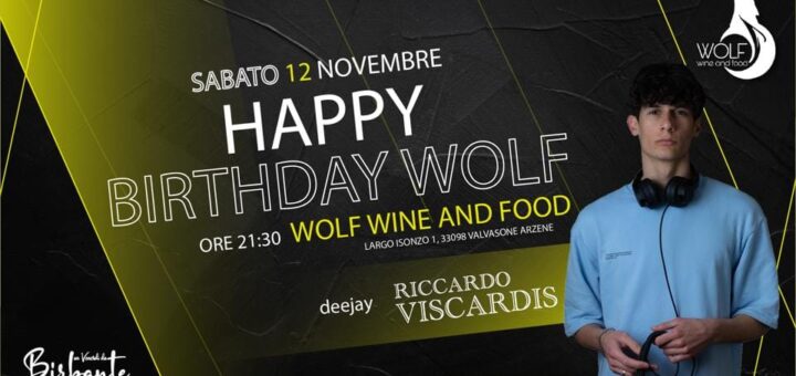 HAPPY BIRTHDAY WOLF