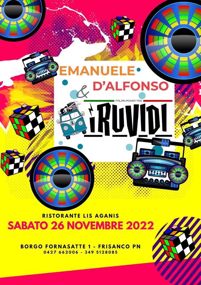 Emanuele D’Alfonso & I Ruvidi ⭐️⭐️ Live Emanuele D’Alfonso & I Ruvidi