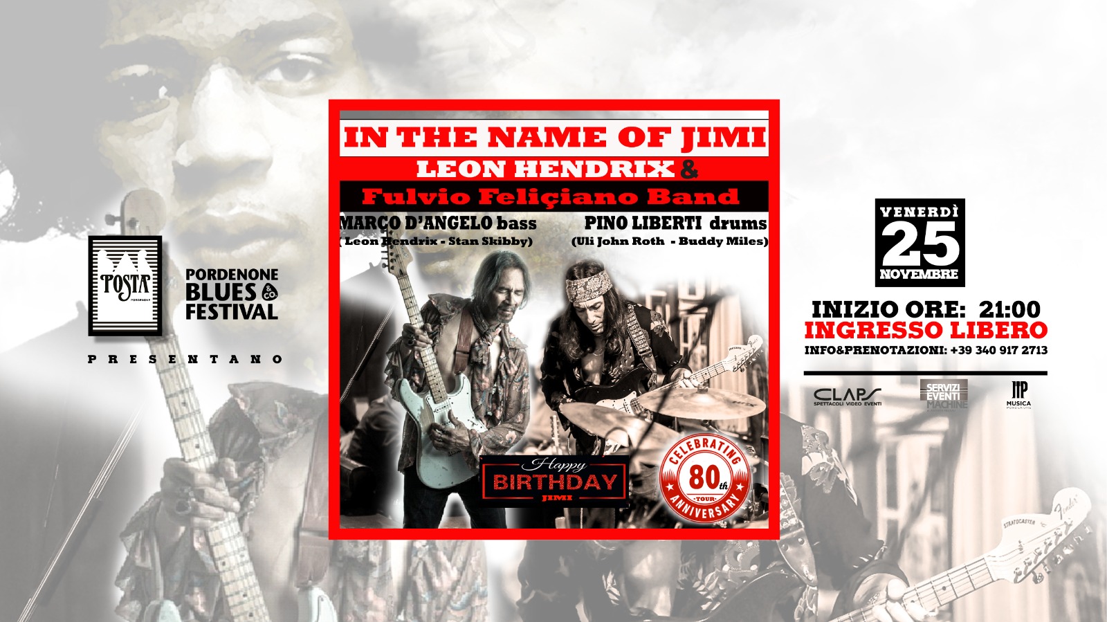 In The Name of Jimi - Leon Hendrix & Fulvio Feliciano Band