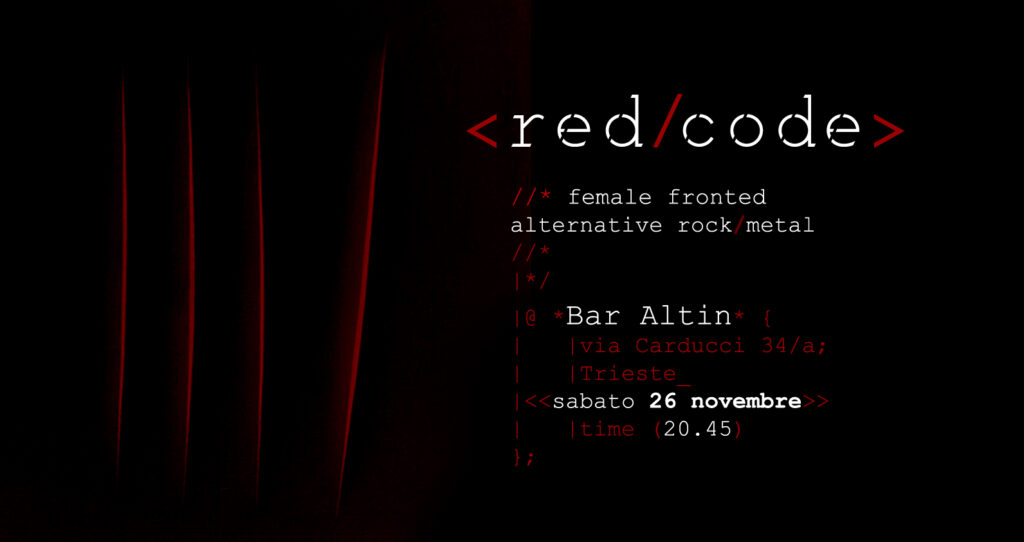 Red Code live al Bar Altin: birthday party! - Red Code live al Bar Altin