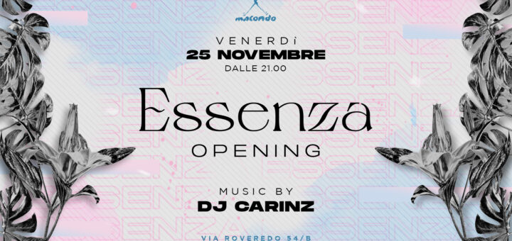 ESSENZA | OPENING - Macondo Americanbar