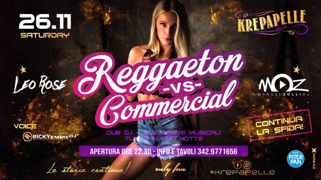 ★★★ KREPAPELLE - Reggaeton vs Commercial! - sab26novembre2k22 - KREPAPELLE - Reggaeton vs Commercial