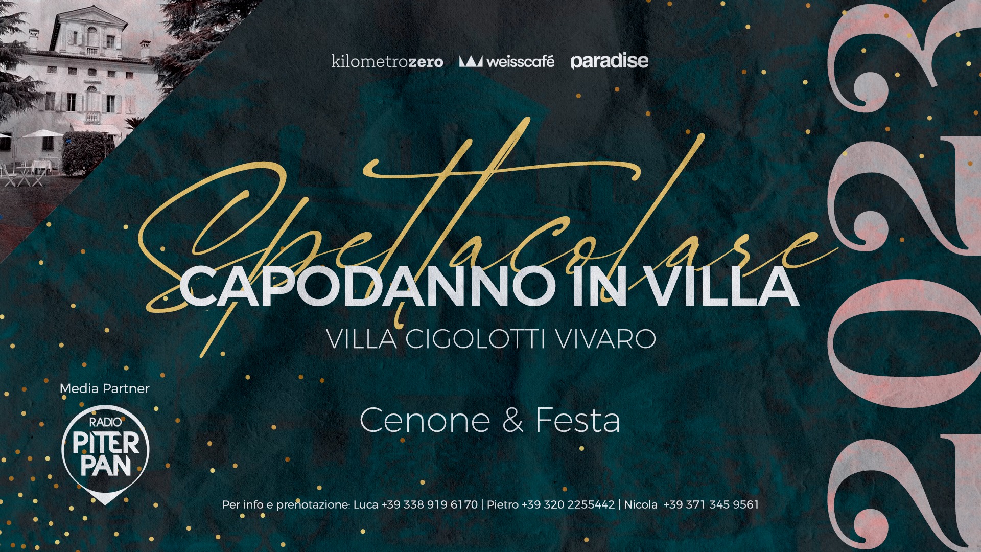 Spettacolare ✦ CAPODANNO IN VILLA ✦ Villa Cigolotti