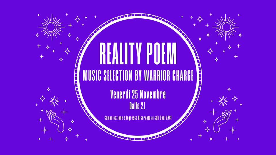 Reality Poem a Cas’Aupa
