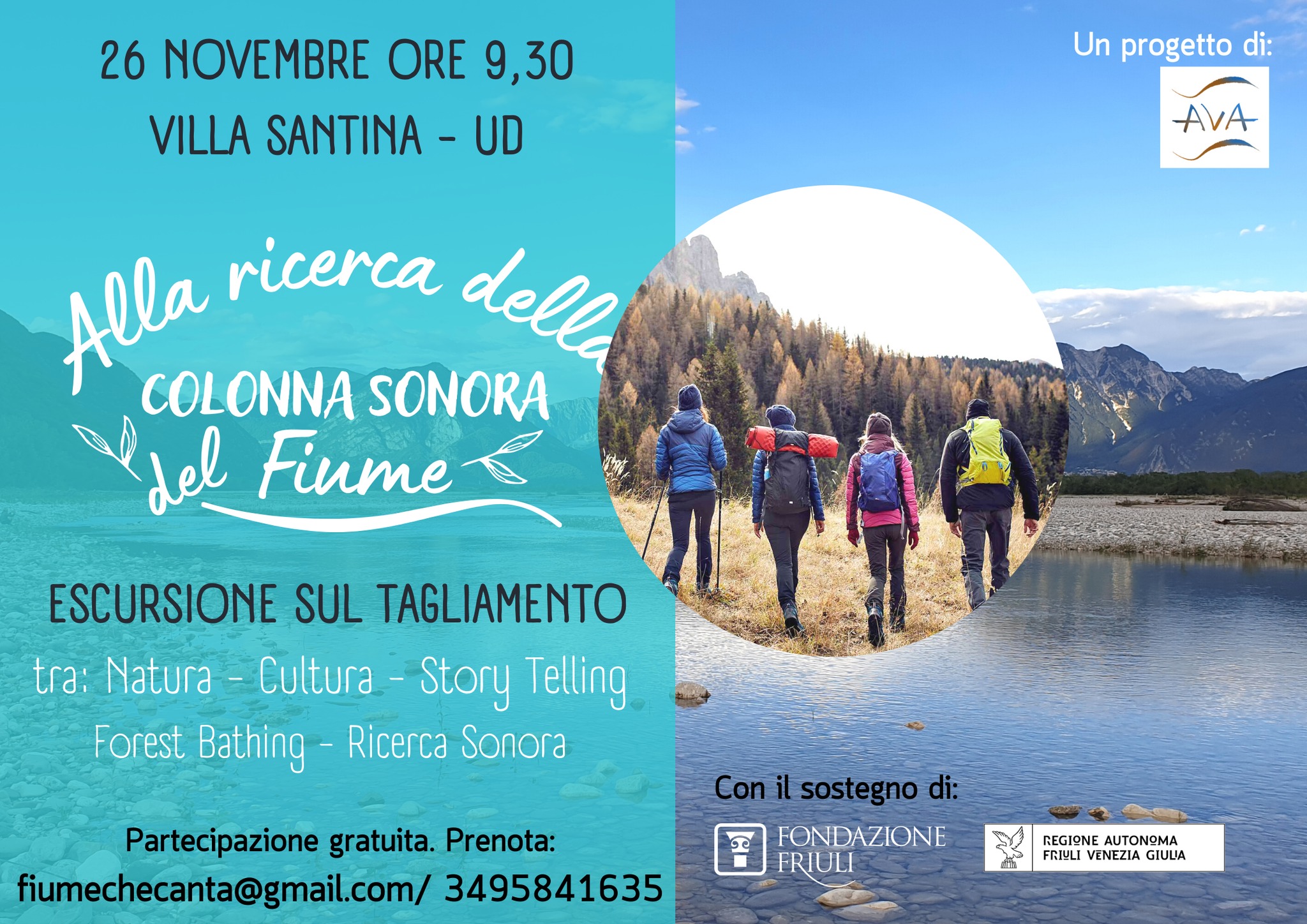 ESCURSIONE ALLA RICERCA DELLA COLONNA SONORA DEL FIUME