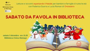 A Maniago SABATO DA FAVOLA IN BIBLIOTECA A Maniago SABATO DA FAVOLA IN BIBLIOTECA