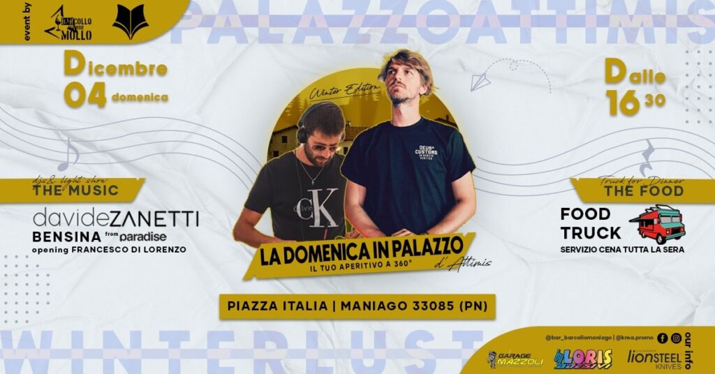 LA DOMENICA IN PALAZZO D'ATTIMIS "IL tuo aperitivo a 360°" - LA DOMENICA IN PALAZZO D'ATTIMIS