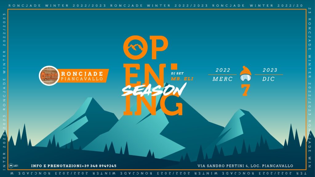 Winter Season-Opening Party// Baita Roncjade - Winter Season-Opening Party// Baita Roncjade