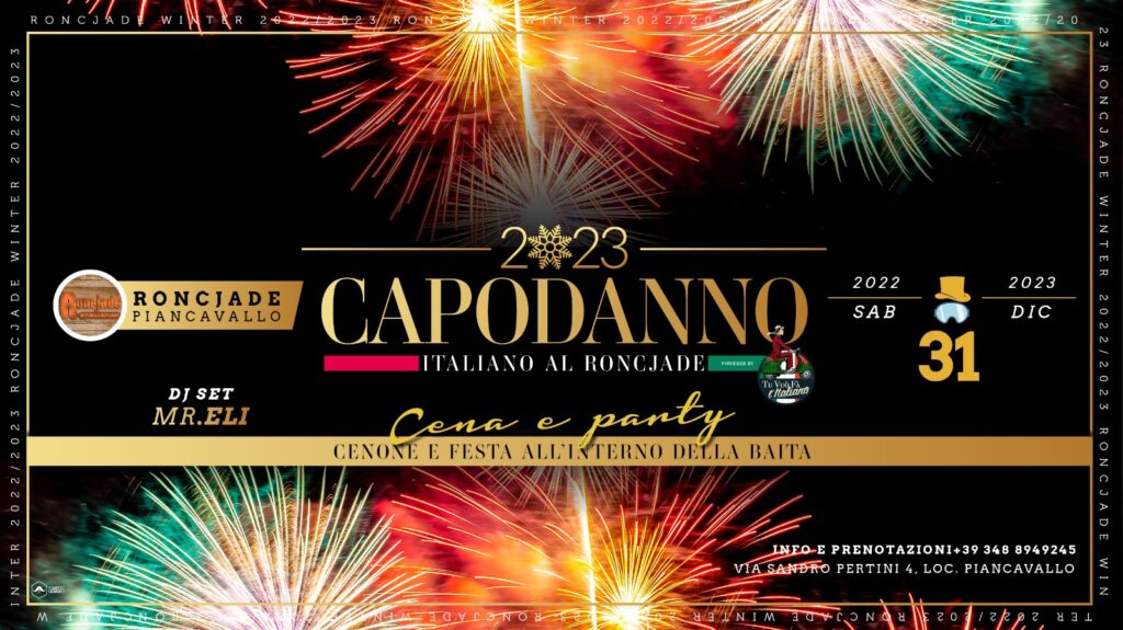 Tù Vuò Fà Capodanno 🇮🇹 Baita Roncjade 2023 - Tù Vuò Fà Capodanno 🇮🇹 Baita Roncjade 2023 - EventiFVG.it