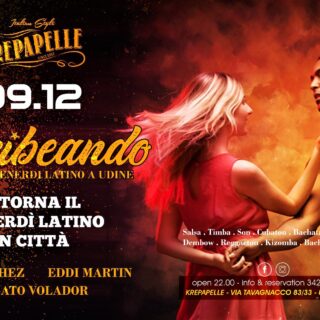 ★★★ KREPAPELLE - KARIBEANDO - Il Venerdì Latino in Citta' - ven09dicembre2k22