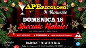 ★ ★ APERICOLOSO di Domenie – SPECIALE NATALE! – DOMENICA 18 dicembre 2022 APERICOLOSO di Domenie - SPECIALE NATALE