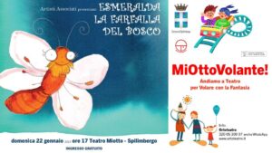 318154911_819623982758208_8888919519774668330_n A Spilimbergo Bambini e Famiglie a Teatro con ESMERALDA LA FARFALLA DEL BOSCO