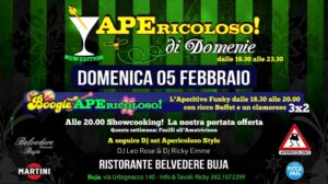 ★ ★ APERICOLOSO di Domenie – DOMENICA 05 febbraio 2023 – START 18.30 ★ ★ APERICOLOSO di Domenie - DOMENICA 05 febbraio 2023 - START 18.30