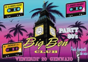 Big Ben Party 80’s!🤩🎧✨ Big Ben Party 80's!