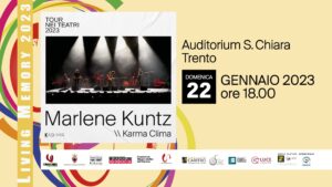 MARLENE KUNTZ per il Living Memory 2023 MARLENE KUNTZ per il Living Memory 2023