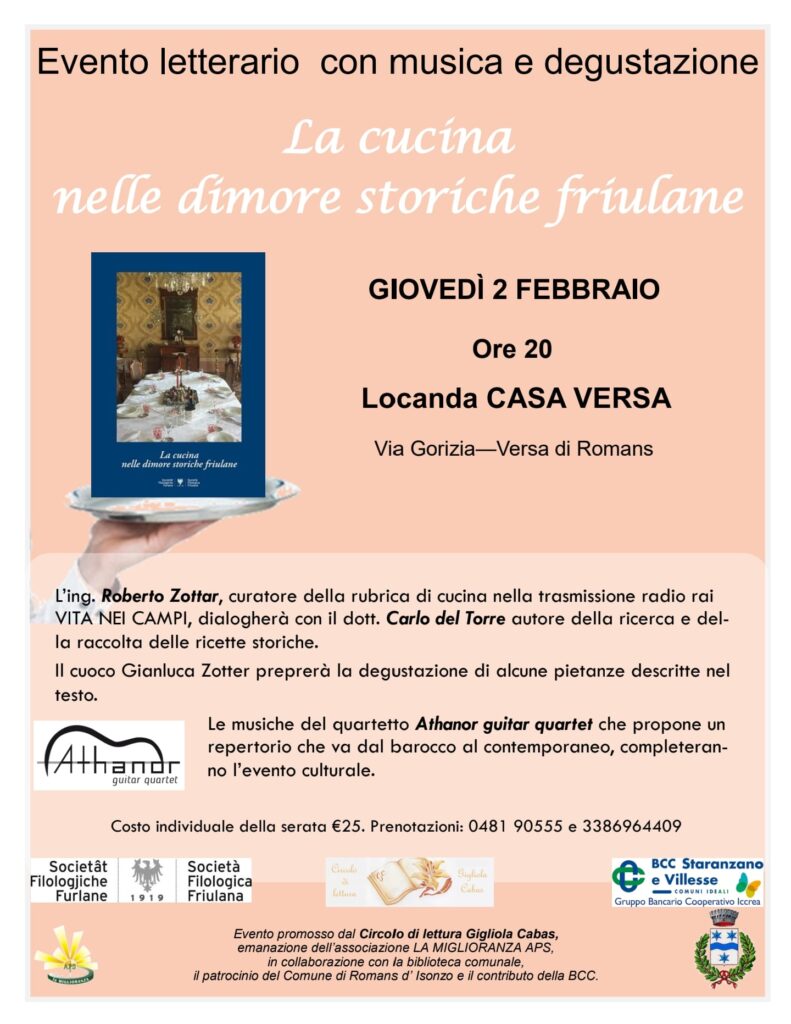 Concerto - La cucina nelle dimore storiche Friulane