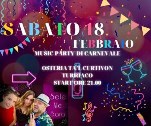 Carnevale al Curtivon Viva l’A e po bon, turiacco Carnevale al Curtivon Viva l'A e po bon, turiacco