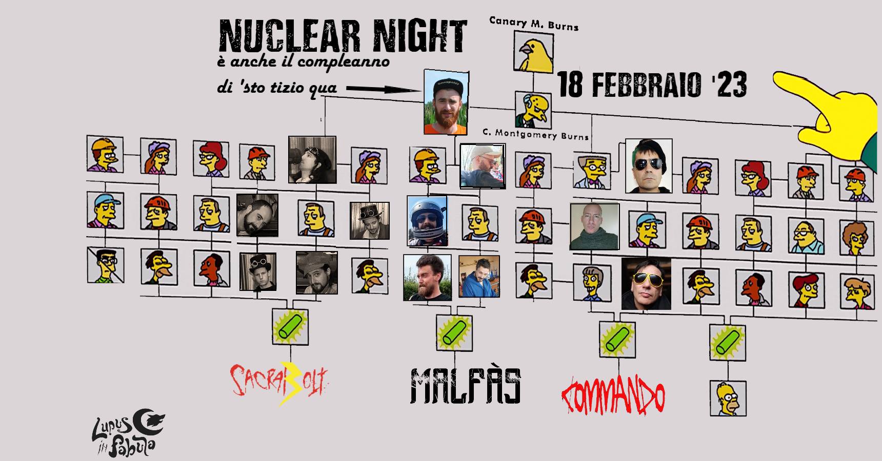 Nuclear Night, Malfàs, Commando, Sacrabolt, nimis