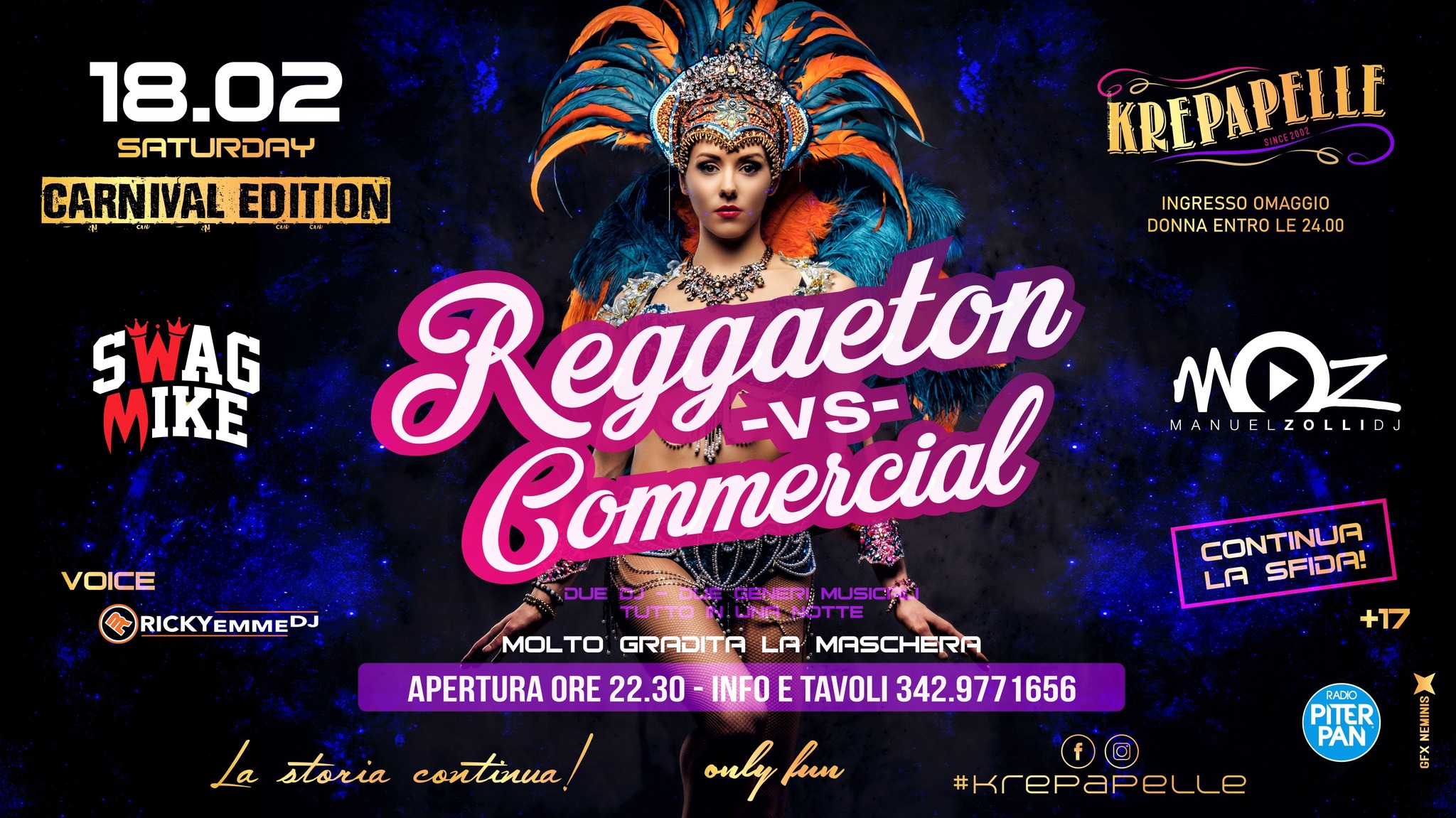 KREPAPELLE, Reggaeton vs Commercial, CARNIVAL Edition
