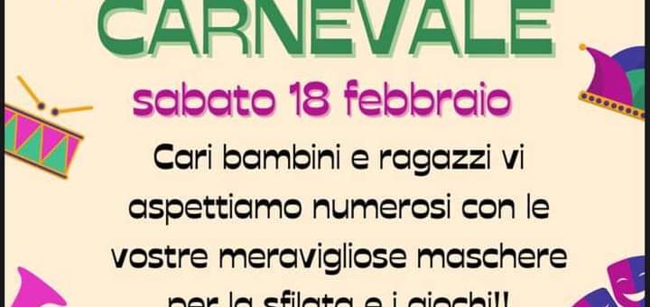 FESTA DI CARNEVALE - Parrocchia di Paderno