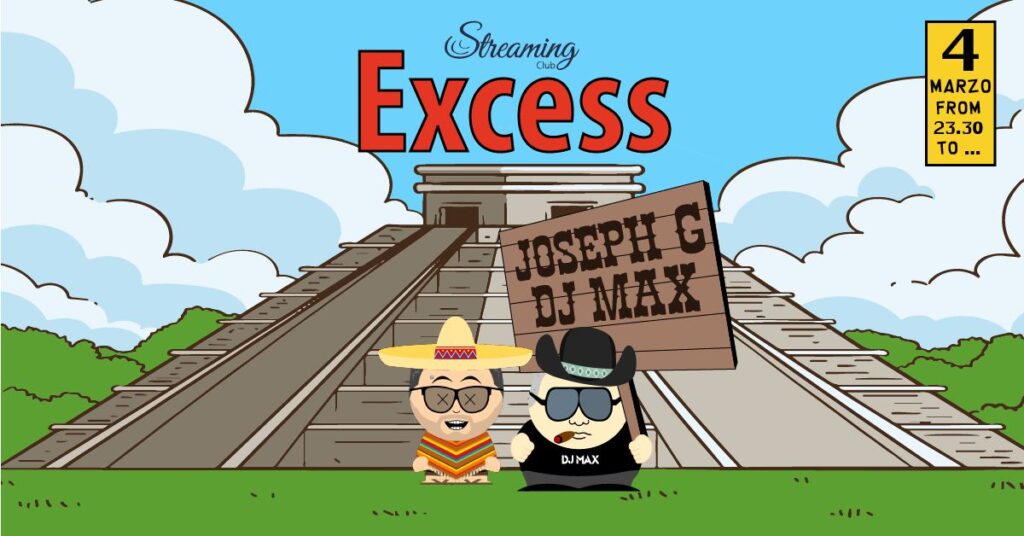 EXCESS present DJ MAX - JOSEPH G. - EXCESS present DJ MAX, JOSEPH G., trieste