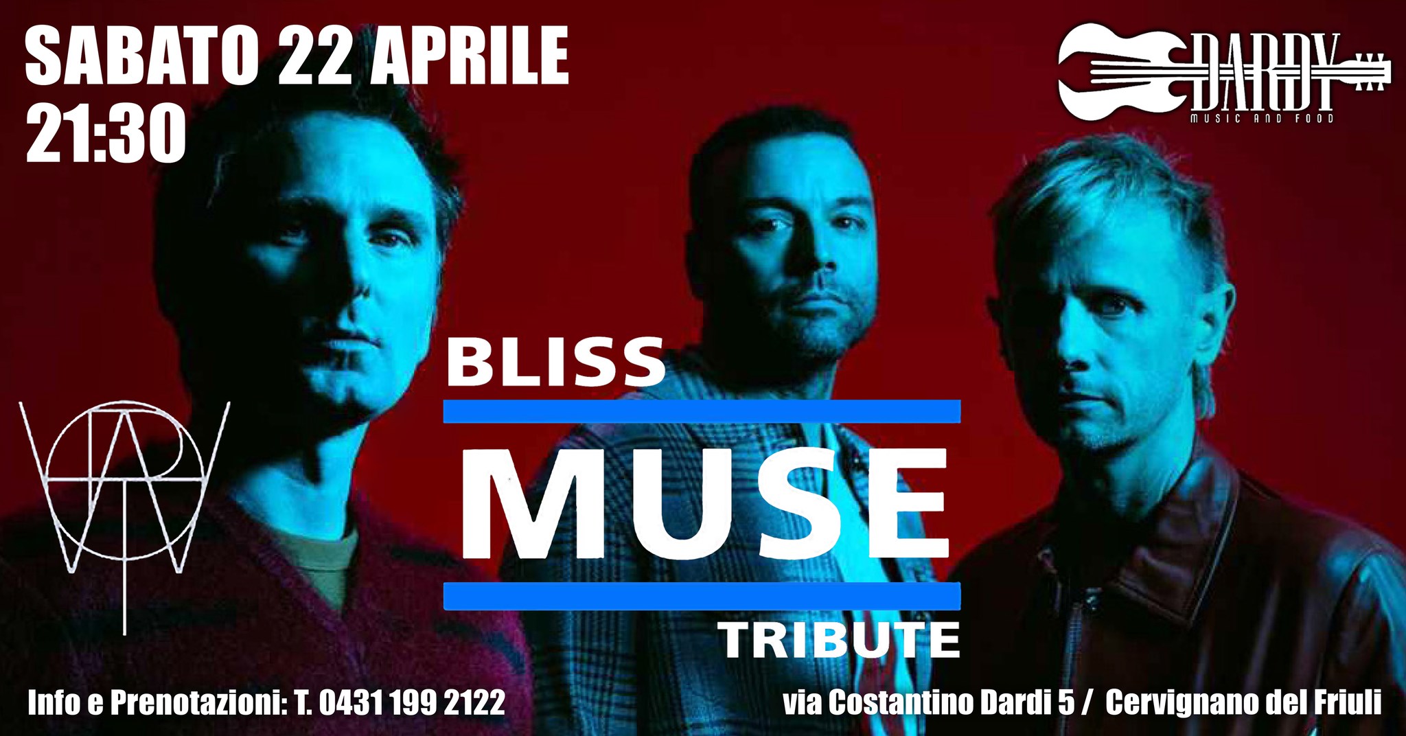 BLISS - MUSE Tribute Band, Cervignano del Friuli