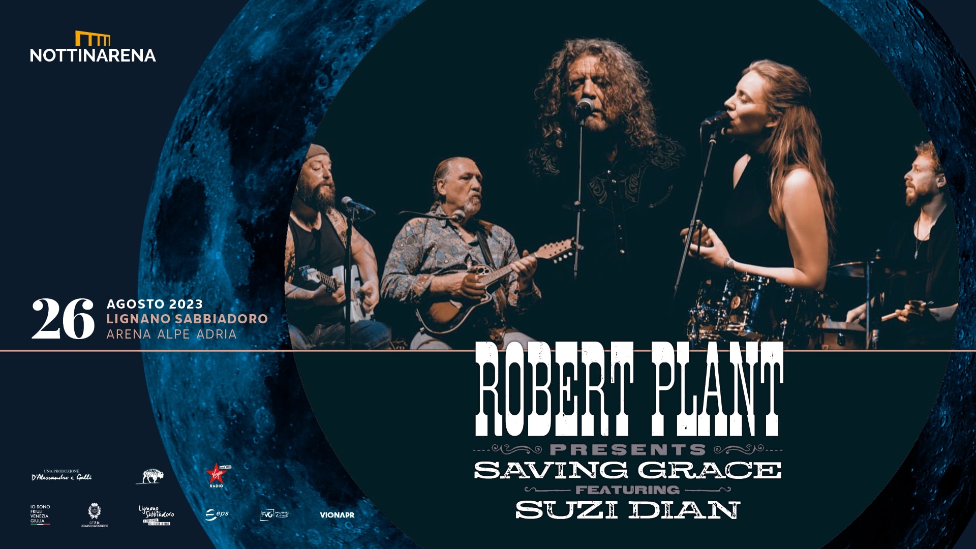ROBERT PLANT & Saving Grace feat. Suzi Dian, Lignano Sabbiadoro