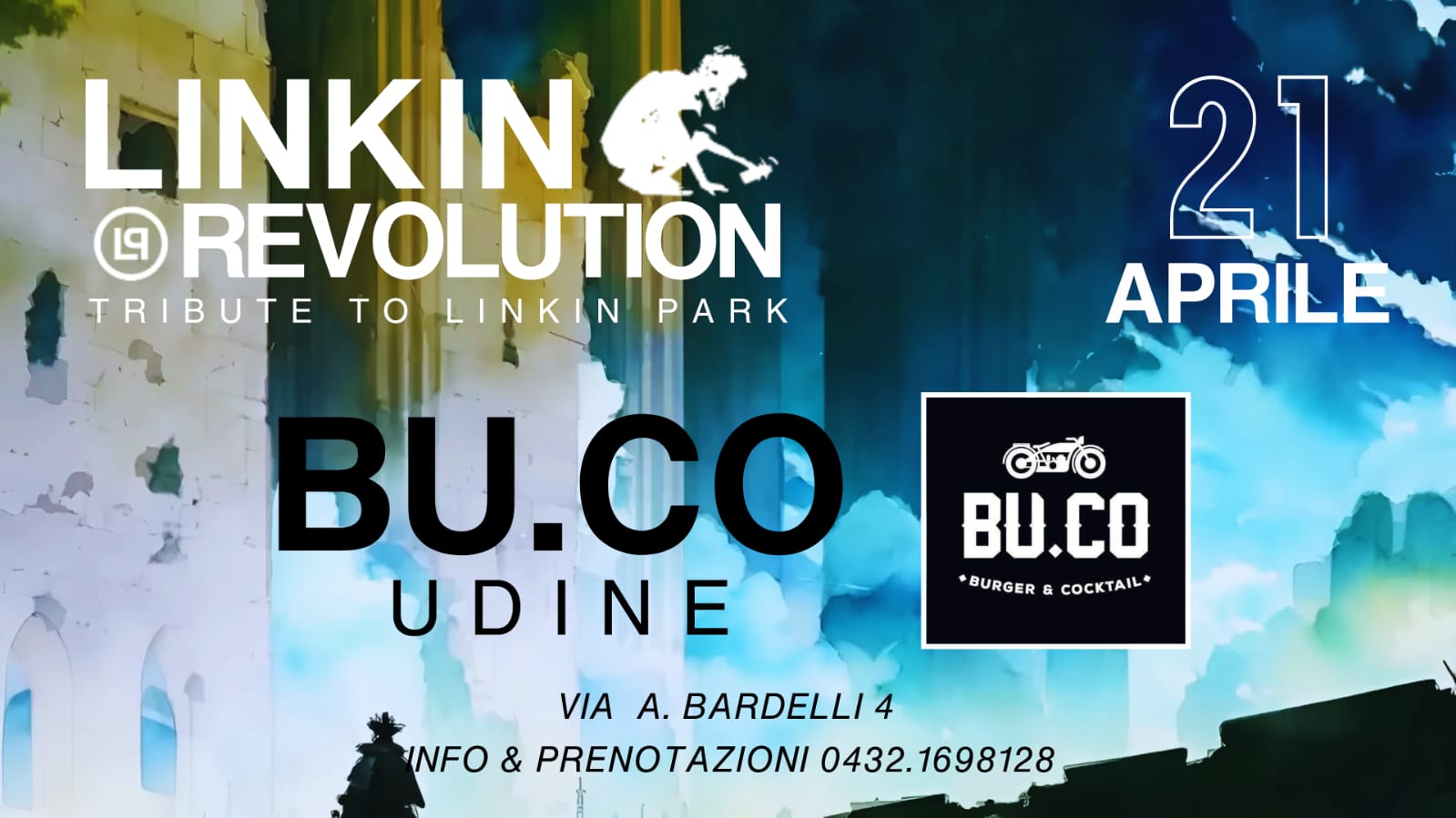 LINKIN PARK NIGHT, LINKIN REVOLUTION LIVE, BU.CO, Martignacco