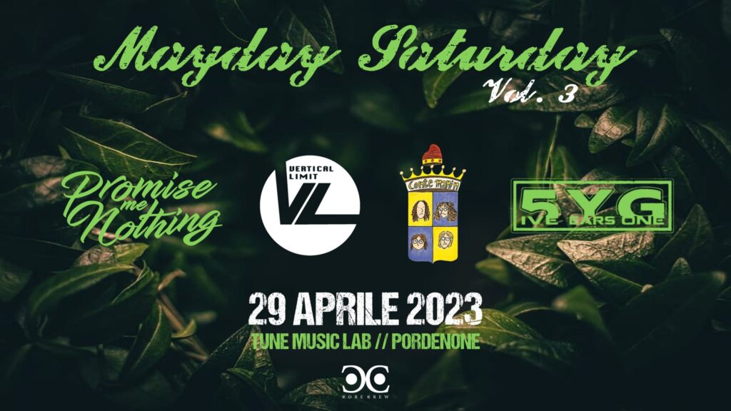 MAYDAY SATURDAY vol.3 al Tune Music Lab - MAYDAY SATURDAY vol.3 al Tune Music Lab