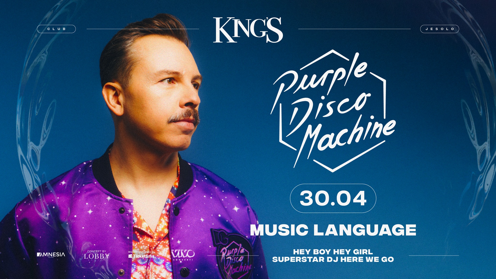 PURPLE DISCO MACHINE, KING’S, Jesolo PURPLE DISCO MACHINE, KING'S, Jesolo