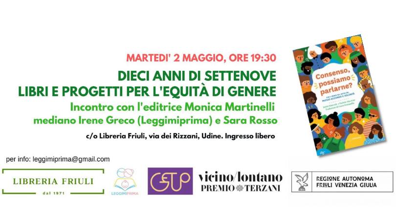 Dieci anni di Settenove, libri e progetti per l’equità di genere