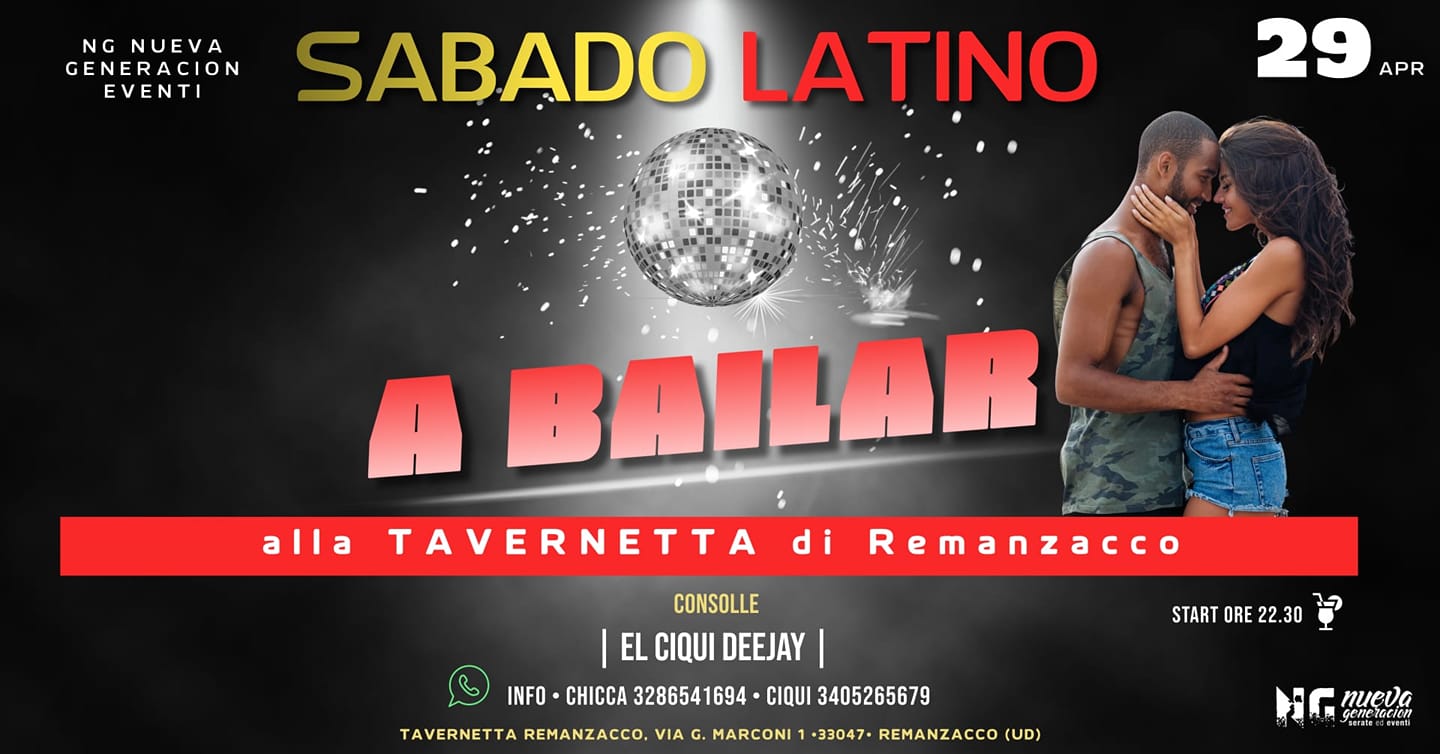 A BAILAR sabado Latino