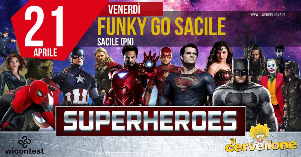 IL CERVELLONE & SUPEREROI al FUNKY GO SACILE